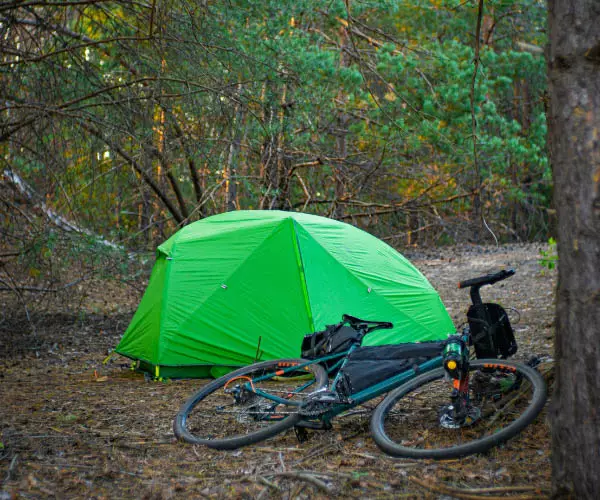 Picture blog bikepacking bivouac