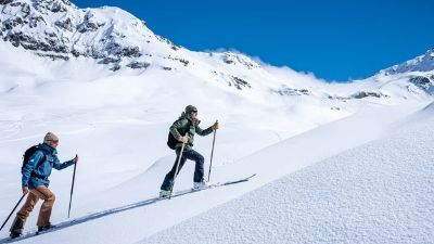 Ski de randonnée avec la fixation Linea d'Inwild